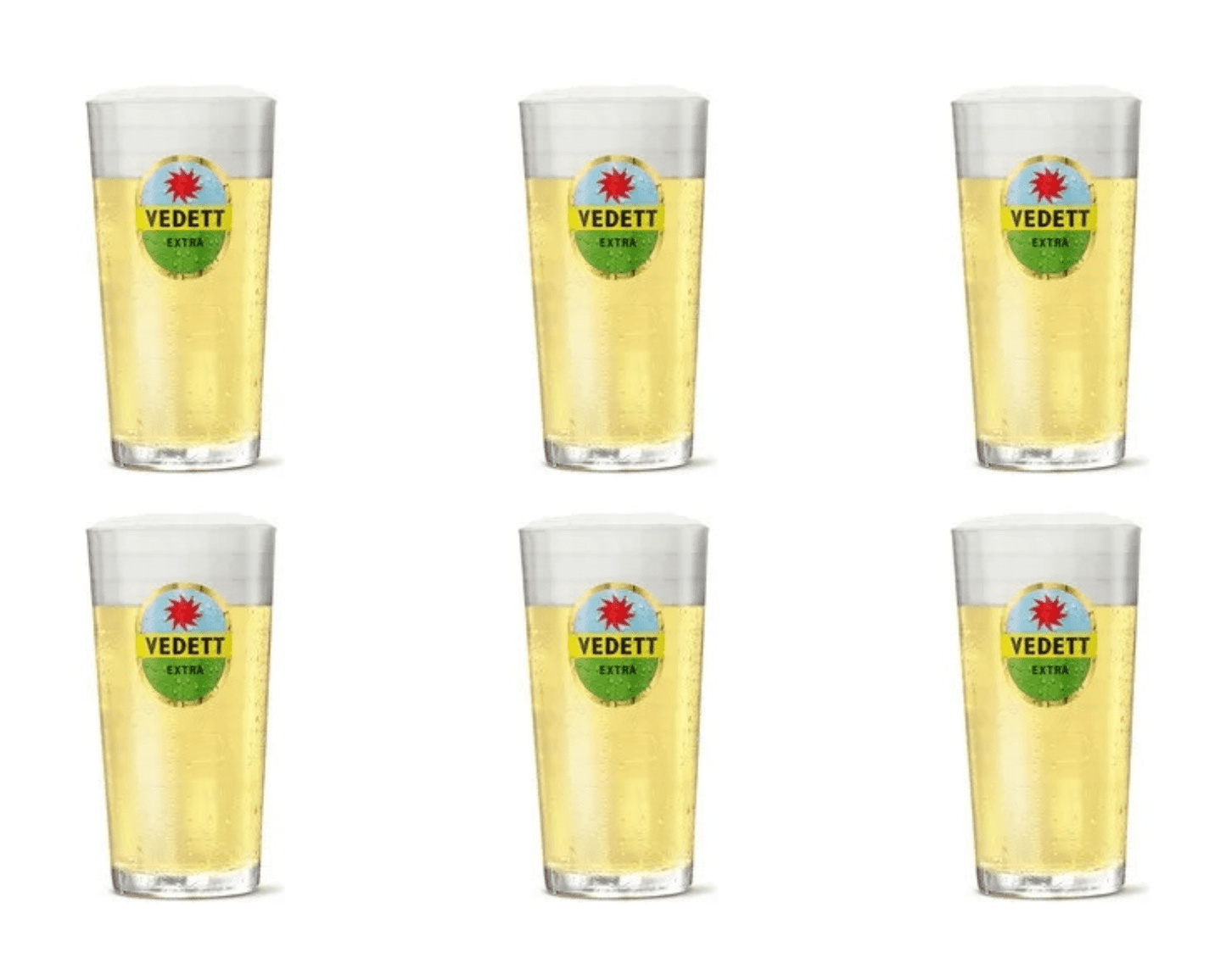 Vedett white glas (6x 33cl)