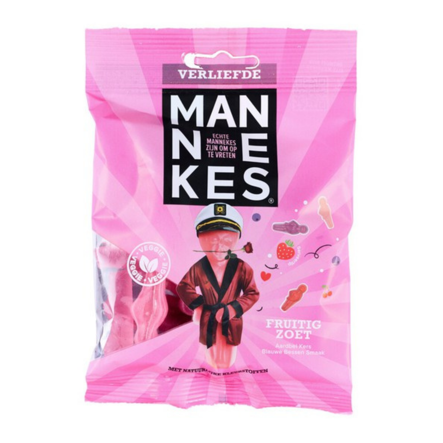 Echte Mannekes Verliefde mannekes zakje (25x 100 gr)