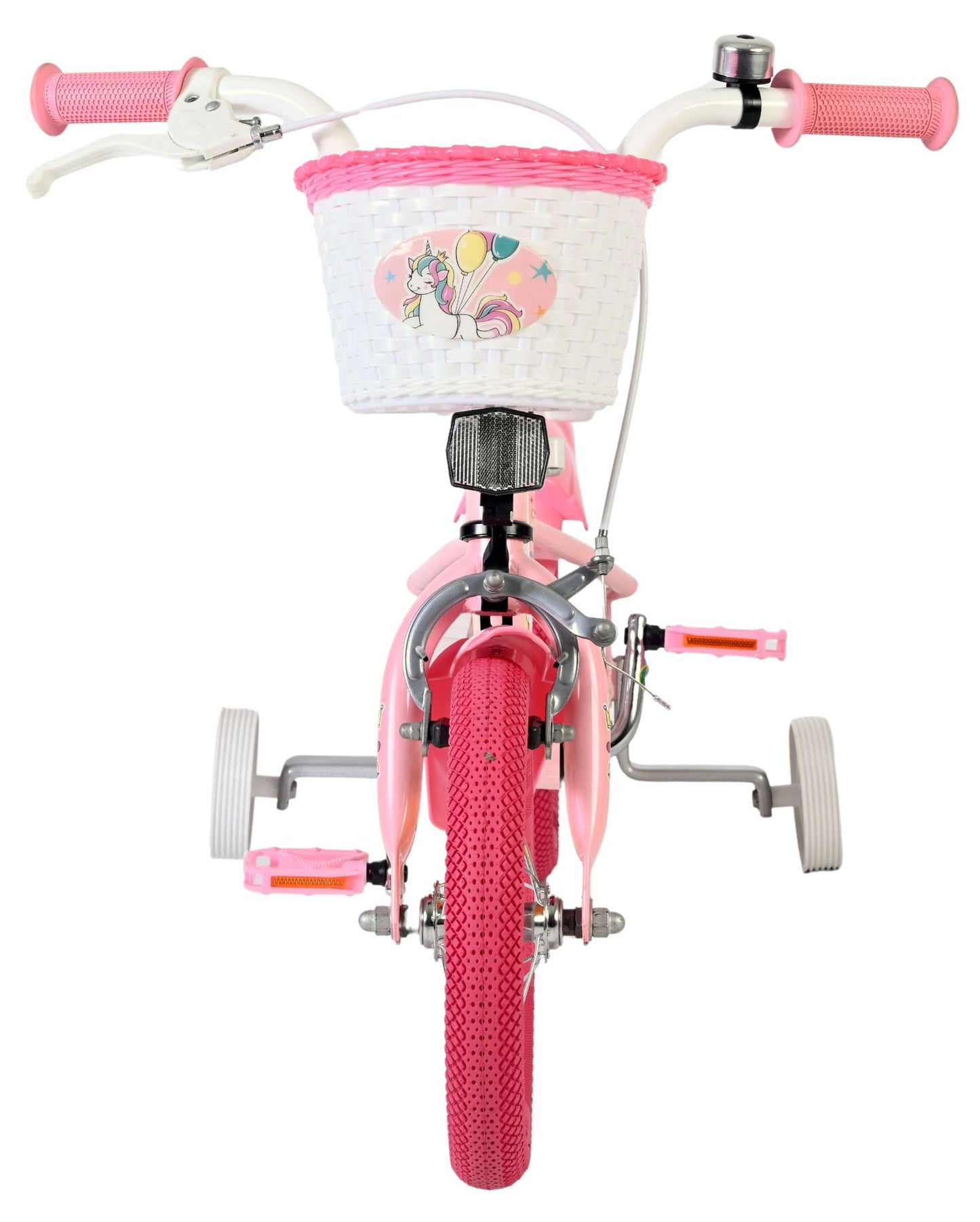 Volare unicorn kinderfiets - meisjes - 12 inch - roze