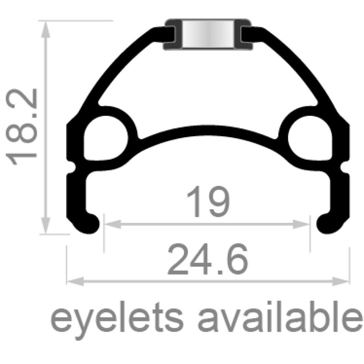 Rodi Velg 28 (622) viper 19 | 36 14 | zwart (geslepen)