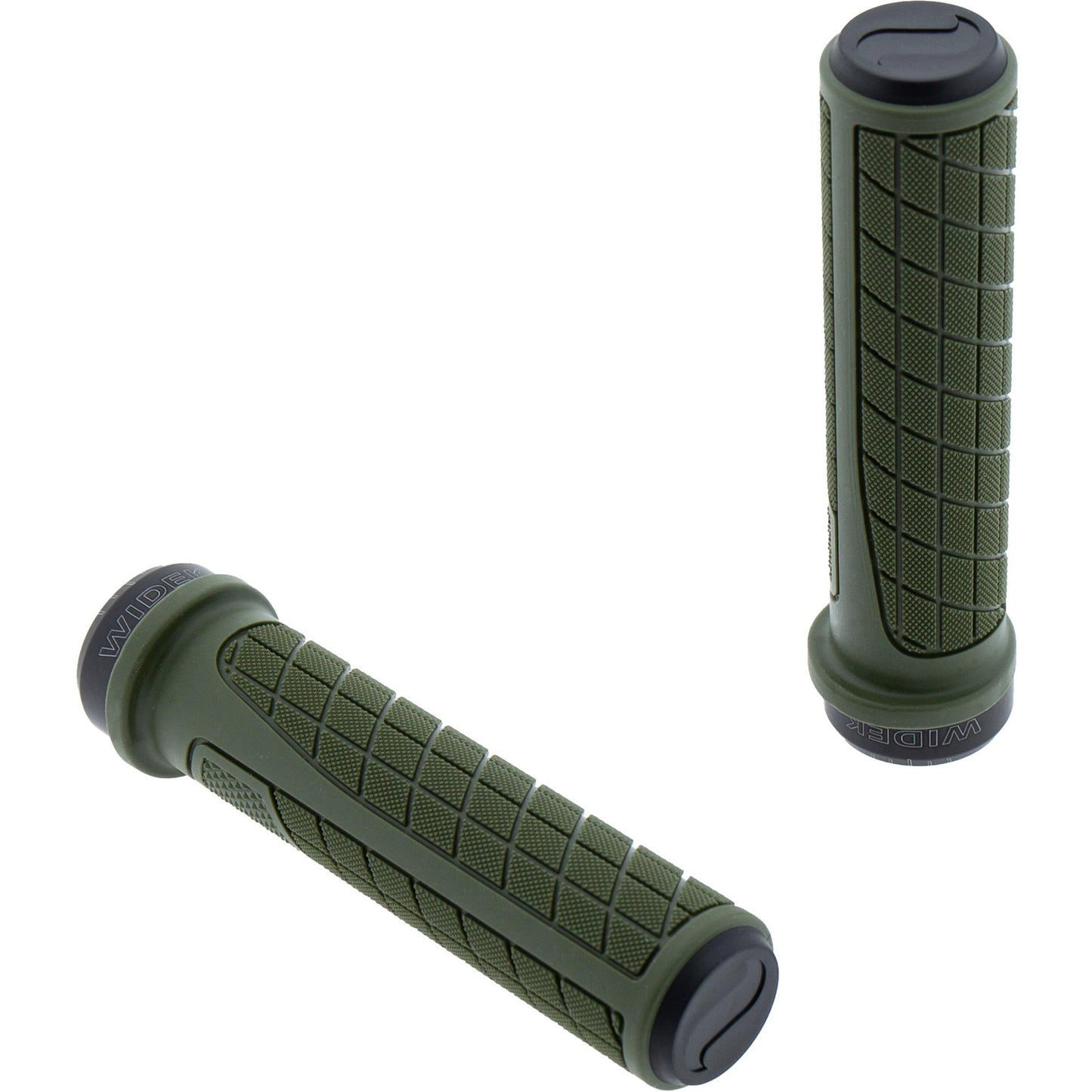 WIDEK handvatset the flow alu lock-ring zwart groen