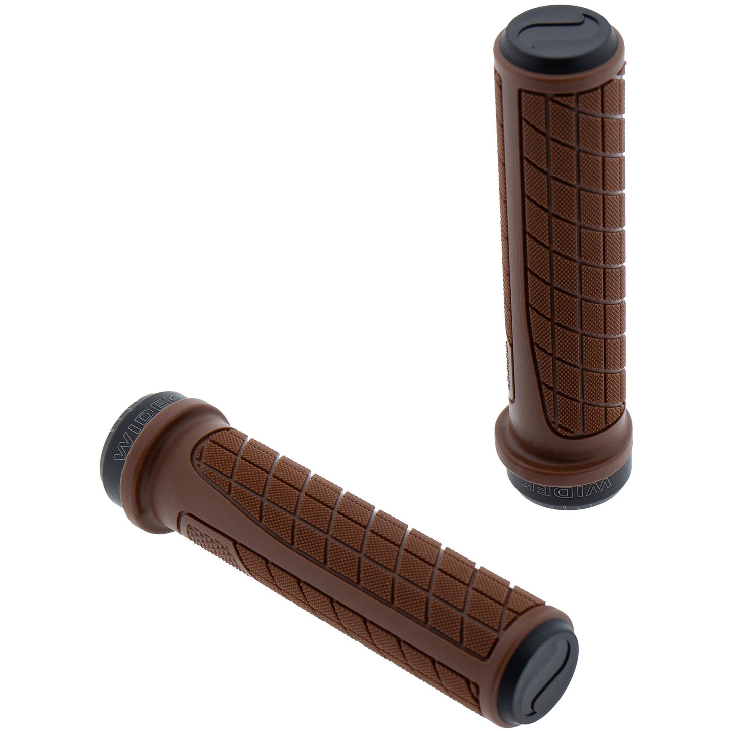 WIDEK handvatset the flow alu lock-ring zwart bruin