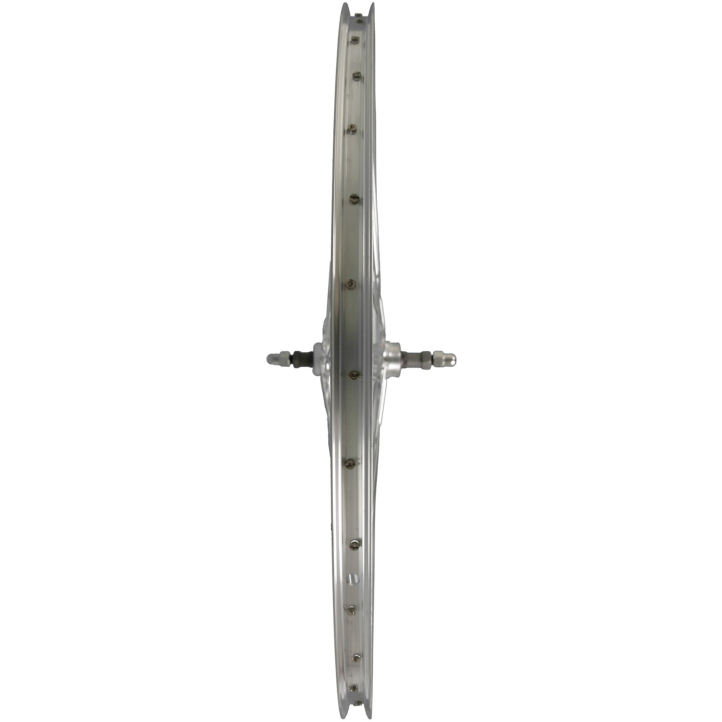Roland achterwiel p24h 28 36g 7v pion vaste as alu zilv