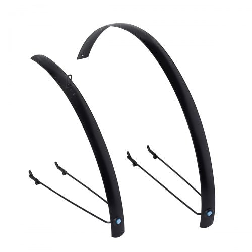 Xtrabike Spatbord 28 zwart vlak alu