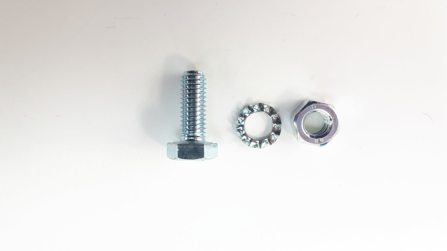Bofix Bout m6x12 zeskant + veerring