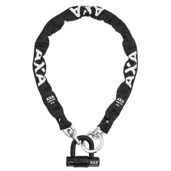 Axa Kettingslot loop 110 - zwart