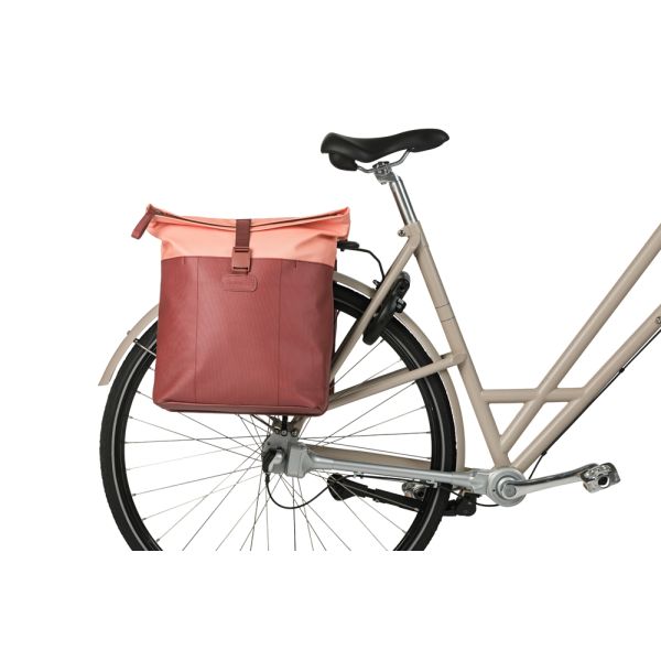 Basil B.V. Tas basil vive dubbel bordeaux roze | mik | 35l