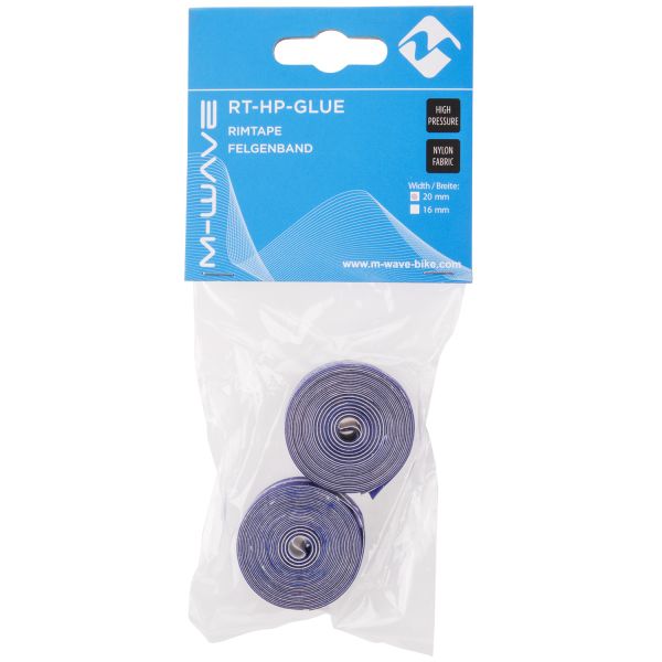 M-Wave Velglint 12-29 rt-hp-glue hoge druk 20 mm - blauw (1 set)