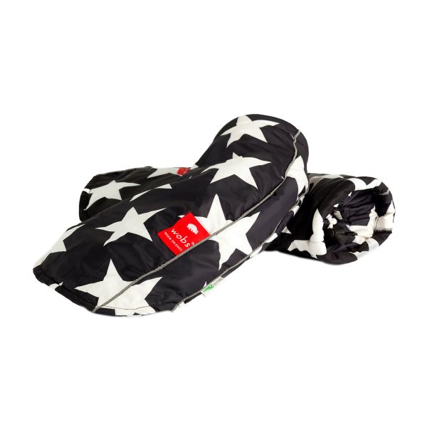 Wobs Handmof stars black white