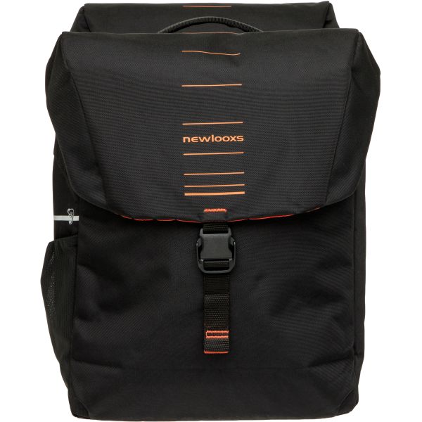 Newlooxs Tas new looxs vigo dubbel | zwart oranje | rt 2.0 | 40l