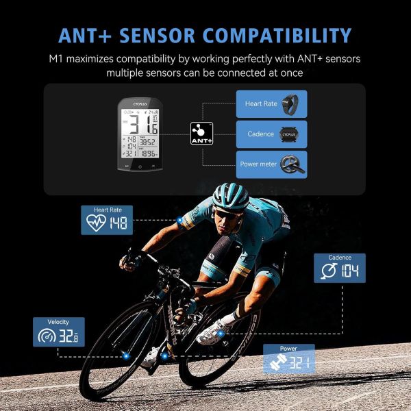 Cycplus Fietscomputer m1 gps