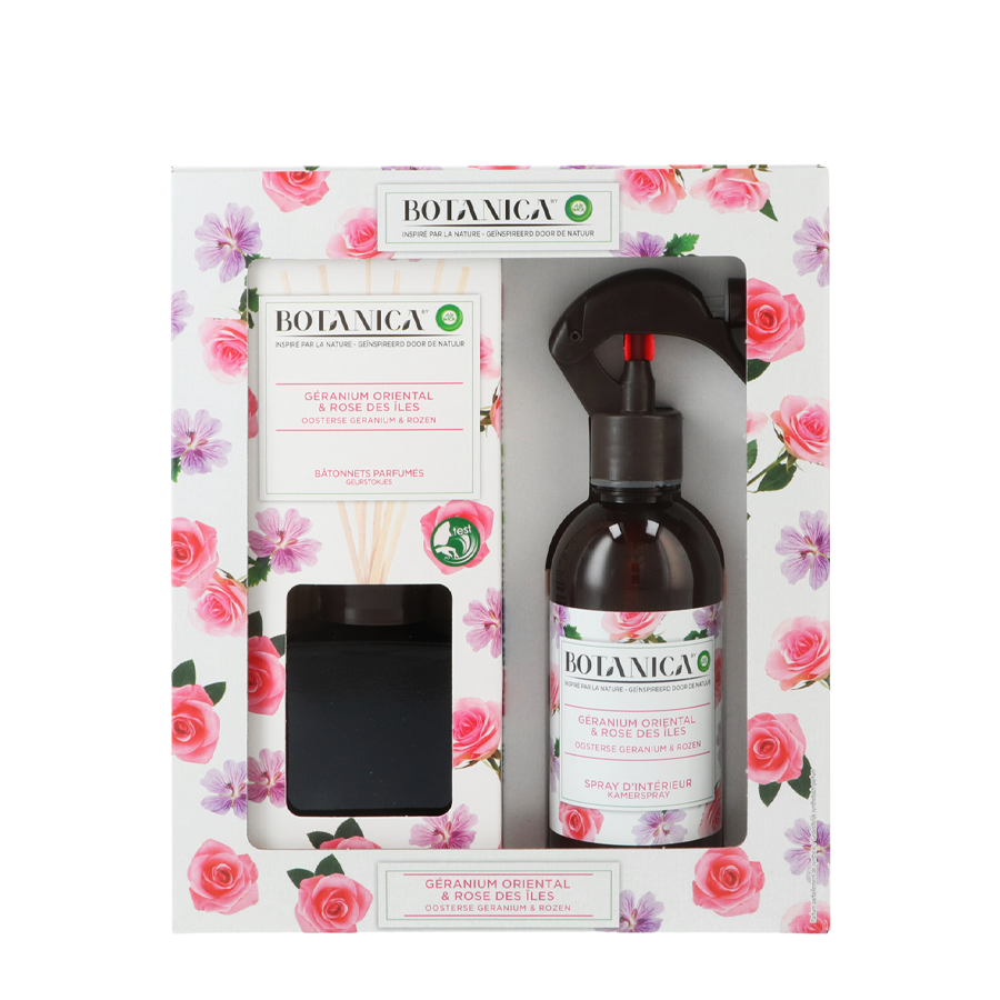 Air Wick Giftset Botanica Island Rose Oriental Geranium