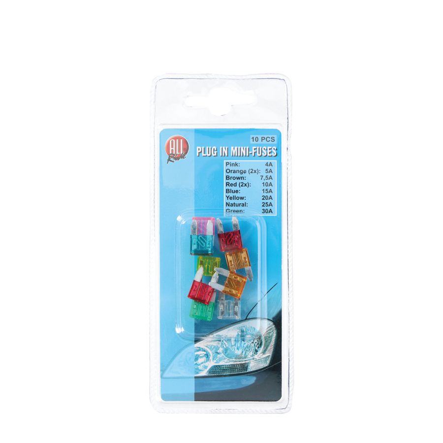 All Ride autozekeringen mini 10 stuks