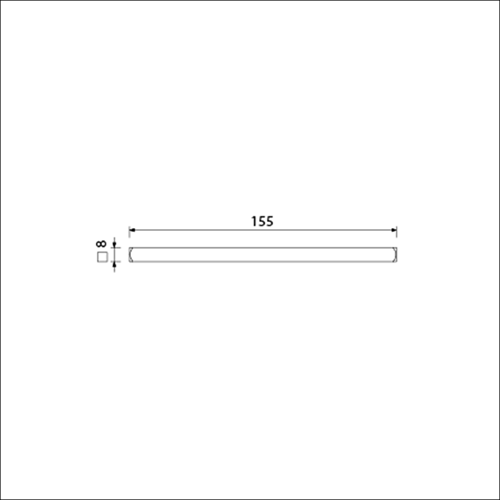 AMI vierkant stift 8x155 mm - 900472