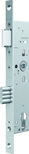 ASSA ABLOY n1500 deurslot | dm40mm | pc 92mm | krukgat 8mm | voorplaat rvs 24x270mm rechthoekig | zamac vernikkelde dagschoot | dr 1+3 2+4 - 10049531