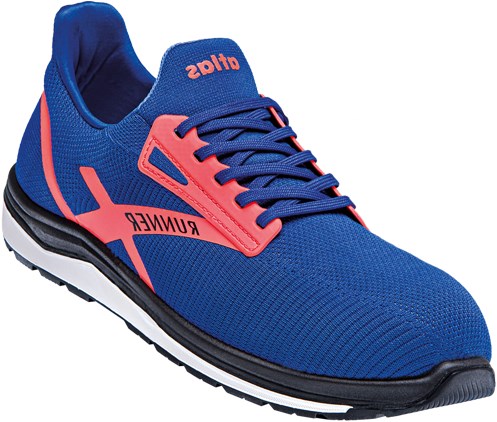 Atlas werkschoen runner 45 s1p | neon blauw | maat 44 - 4043692434391