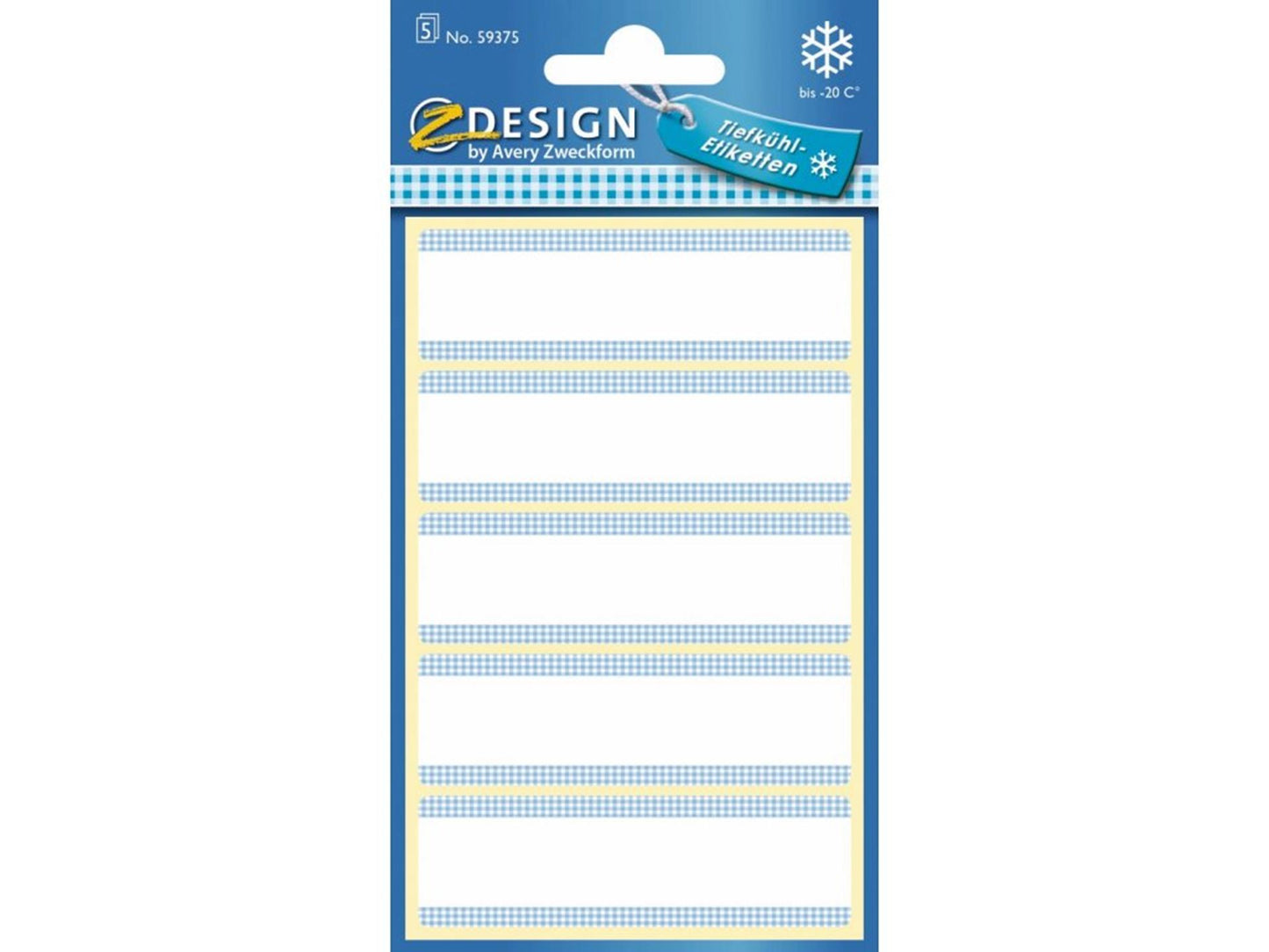 Kangaro Diepvriesetiketten 76x22mm 25 etiketten