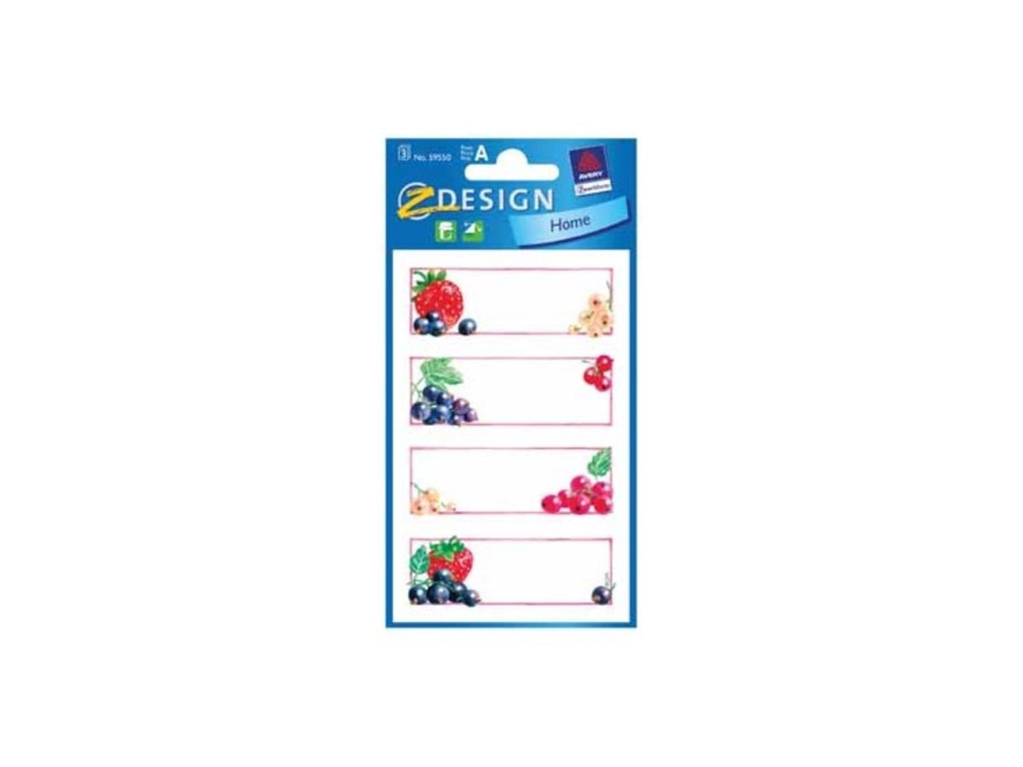Kangaro Huishoudetiket fruit 3 vel pak a 10