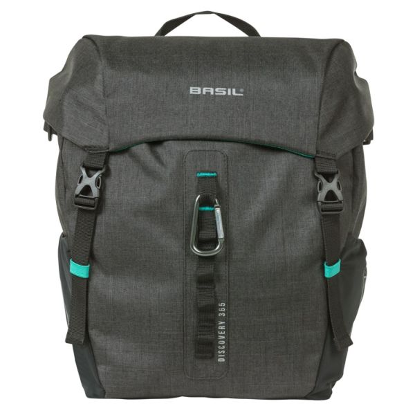 BASIL Enkele tas discovery 365d m mik 9l 12 x 25 x 33 cm - zwart