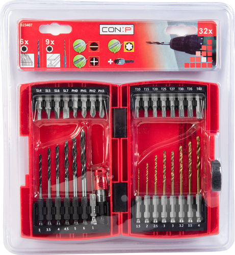 CON:P set boren bits 32dlg - b23407