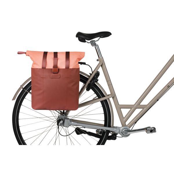 Basil B.V. Tas basil vive shopper bordeaux roze | mik hooks | 20l
