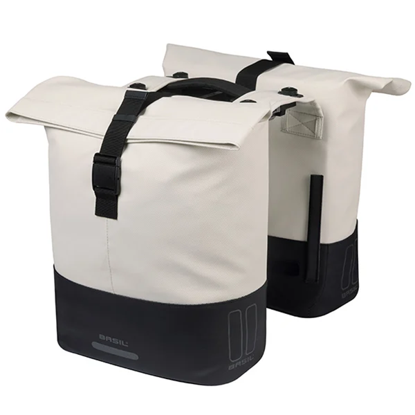 Basil B.V. Tas basil cove dubbel wit zwart | mik | 32l