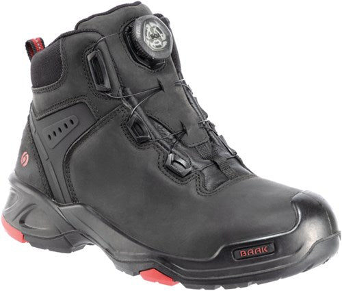 Baak braxton boa 6642 s3 | zwart rood | maat 44 - 4031783001386