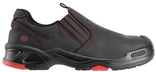Baak brian instapper 6341 s3 werkschoen | zwart rood | maat 47 - 4031783009153