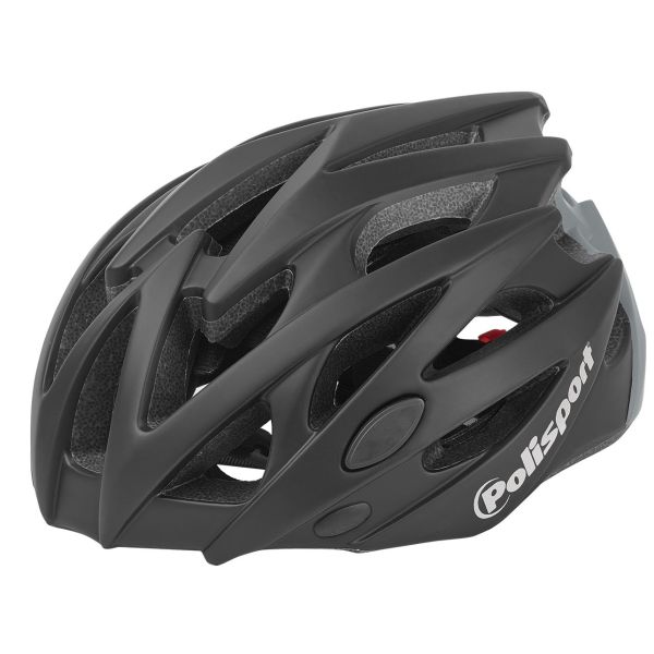 Polisport twig fietshelm l 58-61cm zwart grijs