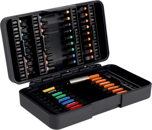 Bahco 66im 54c-1 | 1 4 impact torsie bit set | voor sleuf phillips pozidriv hex torx® tamper robertson schroeven | 54 stuks - 66im 54c-1