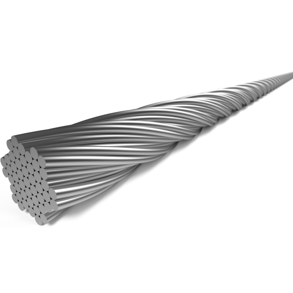 Elvedes Cable Systems BV Schakel binnenkabel elvedes 2250 mm 7 x 7 draads rvs ø1,1 mm met n-nippel ø4,5 × 4,5 (doos à 50 stuks) - zilver