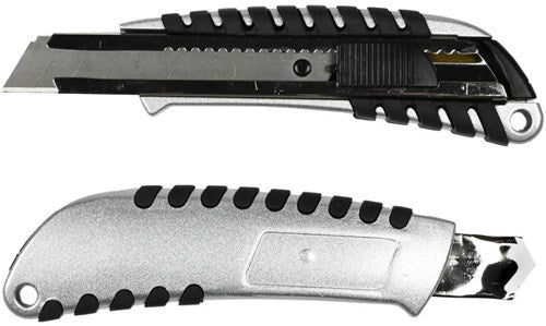 Enzo Benson afbreekmes 18mm aluminium zwart - 6410820