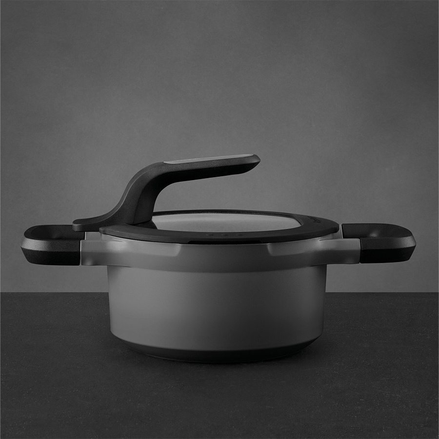 BergHOFF GEM Kookpot Met Deksel Stay Cool Grijs Ø16cm