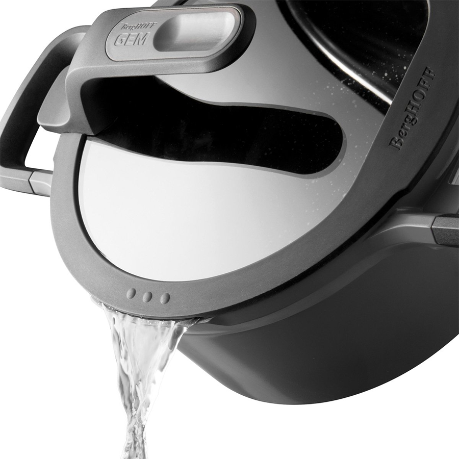 BergHOFF GEM Sauteerpan 2 Handvaten Met Deksel Stay Cool Grijs Ø26cm
