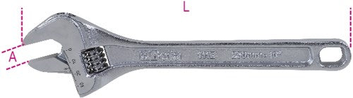 Beta verstelbare moersleutel 250mm
