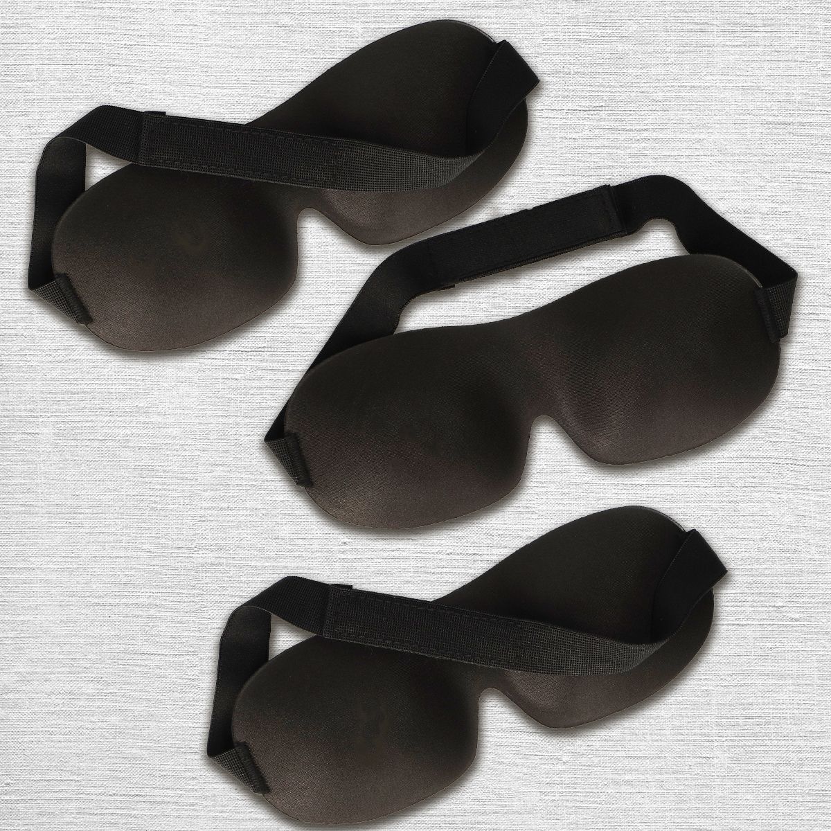 BATH FUN slaapmasker 3d comfort zwart
