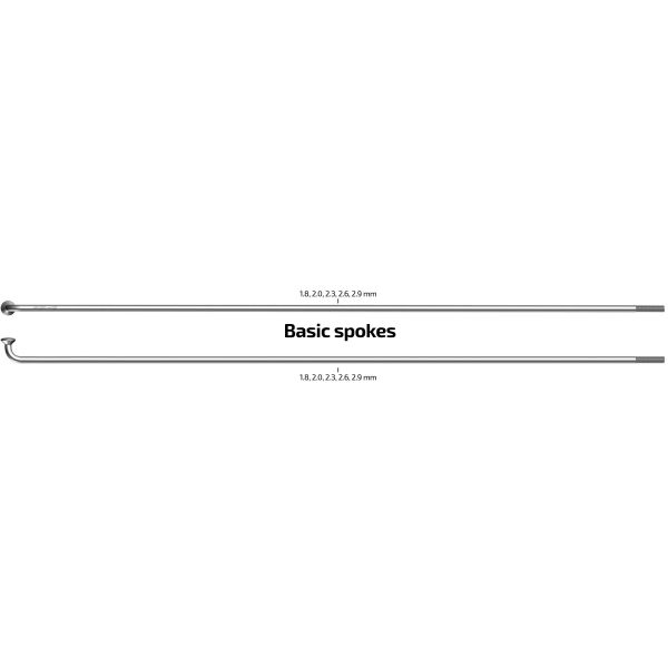 Spaken 298-13 Sapim Leader ø2.33mm FG 2,6 - RVS (100 stuks)