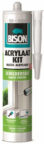 Bison acrylaatkit universeel wit crt 300ml*12 nlfr - 1491145 - 1491145