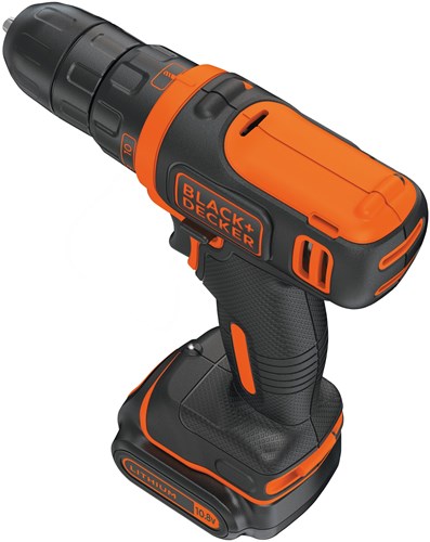 Black+Decker bdcdd12 10.8v 1.5ah schroefboormachine | 1x 10.8v 1.5ah accu + 200 ma lader - bdcdd12-qw