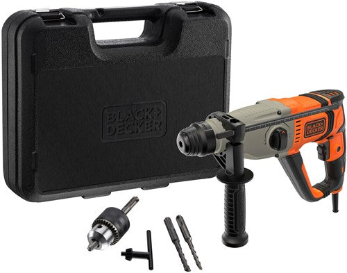 Black+Decker behs02k 800w 2.2j sds+ boorhamer | in koffer - behs02k-qs