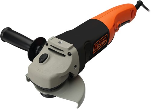 Black+Decker kg1202 1200w 125mm haakse slijper | 125mm beschermkap | zijhandgreep - kg1202-qs