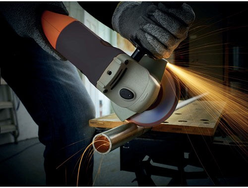 Black+Decker kg1202k 1200w 125mm haakse slijper | 125mm beschermkap | zijhandgreep | in koffer - kg1202k-qs