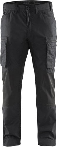 Blåkläder service werkbroek met stretch 14591845 | zwart | maat 48 - 7330509462959