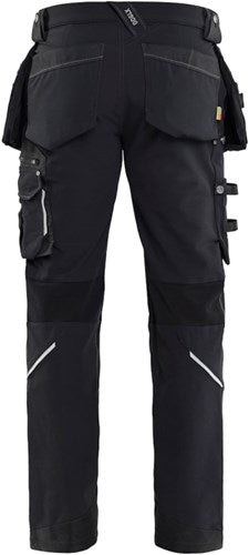 Blåkläder werkbroek 4-weg stretch x1900 19981644 | zwart | maat c148 - 7330509657676