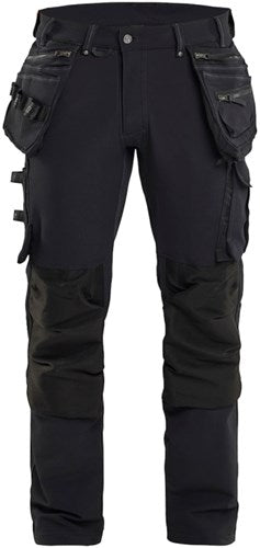 Blåkläder werkbroek 4-weg stretch x1900 19981644 | zwart | maat c52 - 7330509657768