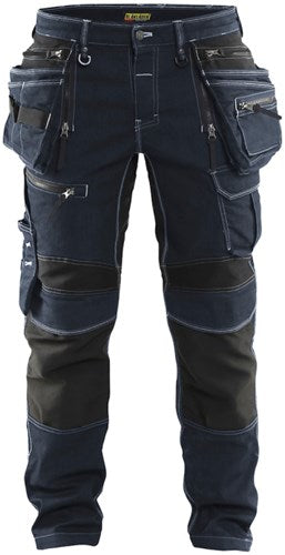 Blåkläder werkbroek denim stretch x1900 19901141 | zwart | maat c150 - 7330509532072