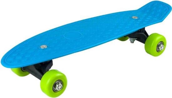 Jonotoys Playfun pennyboard blauw een leuk klein skate board voor de beginners