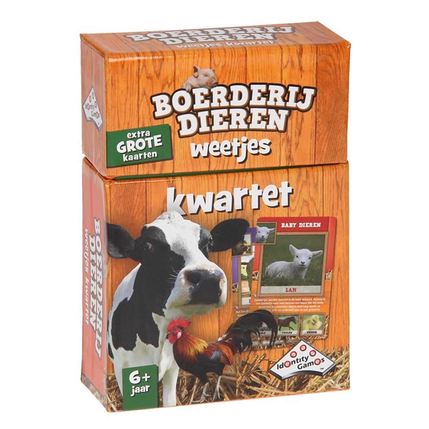 Identity Games Idgames weetjes kwartet boerderijdieren