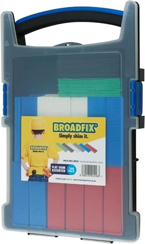 Enzo Boradfix afstandhouders | 100x28 mm | 1-6 mm plat | 240 stuks - bgb240