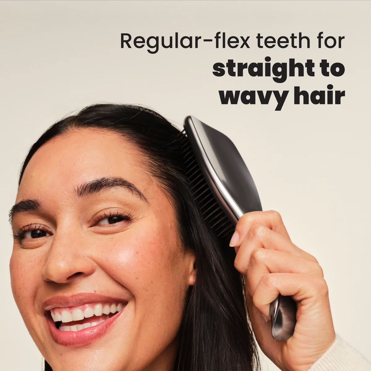 Tangle Teezer the ultimate detangler chrome midnight silver